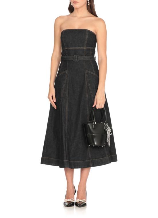 25FW 셀프 포트레이트 원피스 PF25801MABLDENIM BANDEAUBLUE - SELF PORTRAIT