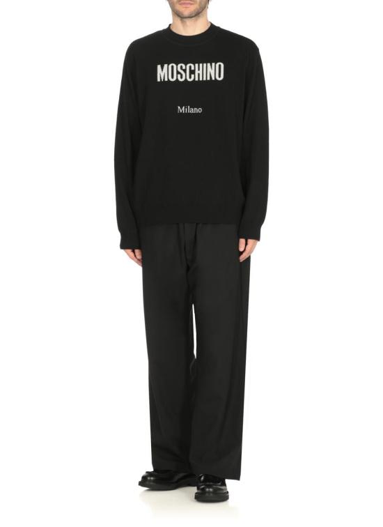 25FW 모스키노 스웨터 093152020555 Black - MOSCHINO