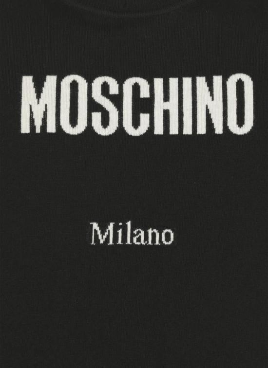 25FW 모스키노 스웨터 093152020555 Black - MOSCHINO
