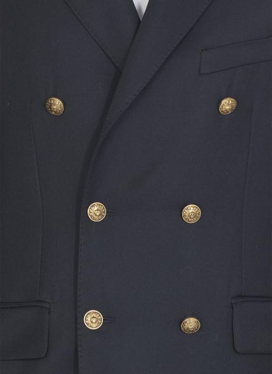 25FW 골든구스 코트 GMP00835 P000619 50486GOLDEN MS DOUBLE BLUE - GOLDEN GOOSE