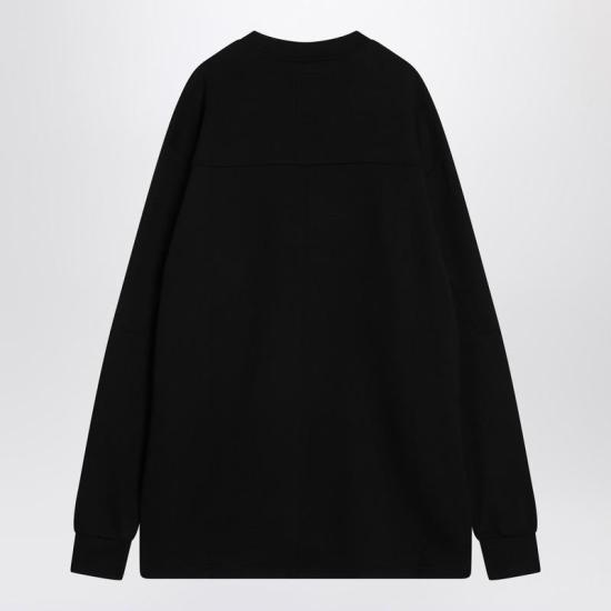 25SS 릭오웬스 x 챔피온 스웨터 CM01E1671CHFE Q RICKO 09 Black - RICK OWENS X CHAMPIONS