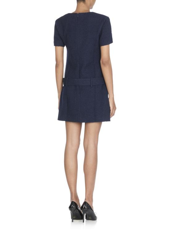 25FW 셀프 포트레이트 숏 원피스 PF25034SBLBOUCLE MINIBLUE - SELF PORTRAIT