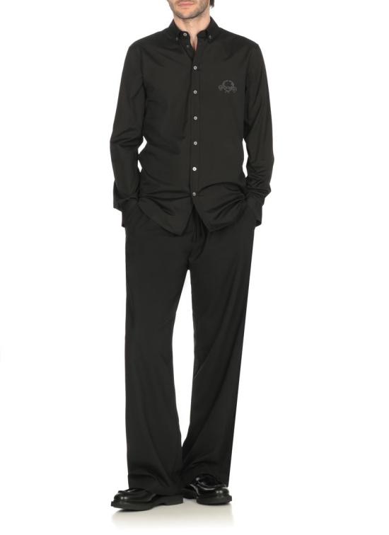 25FW 모스키노 긴팔 셔츠 022552351555 Black - MOSCHINO