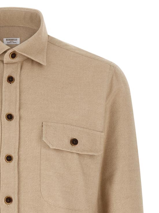 26SS 보리엘로 긴팔 셔츠 210601 Beige - BORRIELLO