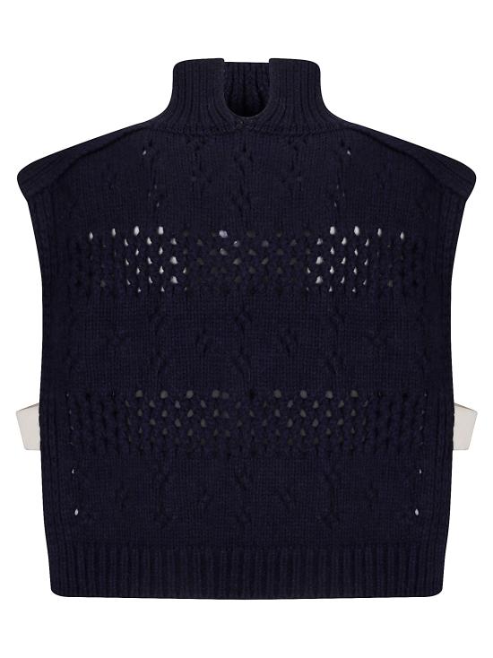 25FW 사이블사렐 베스트 FW25K30 3 NAVY - SIBEL SARAL