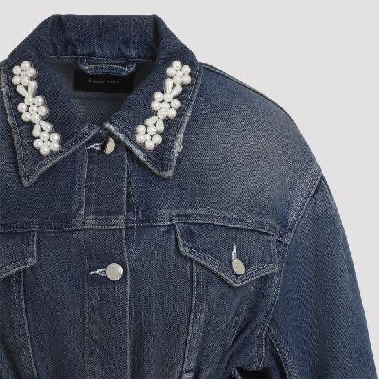 25FW 시몬로샤 자켓 6132B 1231D DISTRESSED BLUE PEARL - SIMONE ROCHA