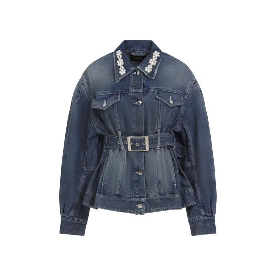 25FW 시몬로샤 자켓 6132B 1231D DISTRESSED BLUE PEARL - SIMONE ROCHA