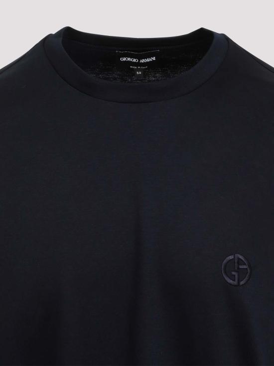 26SS 조르지오 아르마니 반팔 티셔츠 3HSM72SJTKZUB100 Black - GIORGIO ARMANI