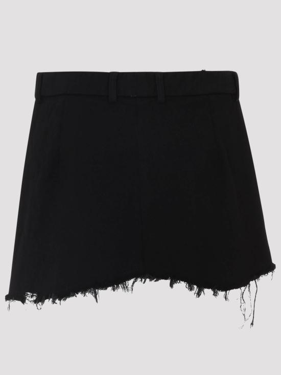 25FW 발렌시아가 숏 스커트 838756TSU161000 Black - BALENCIAGA