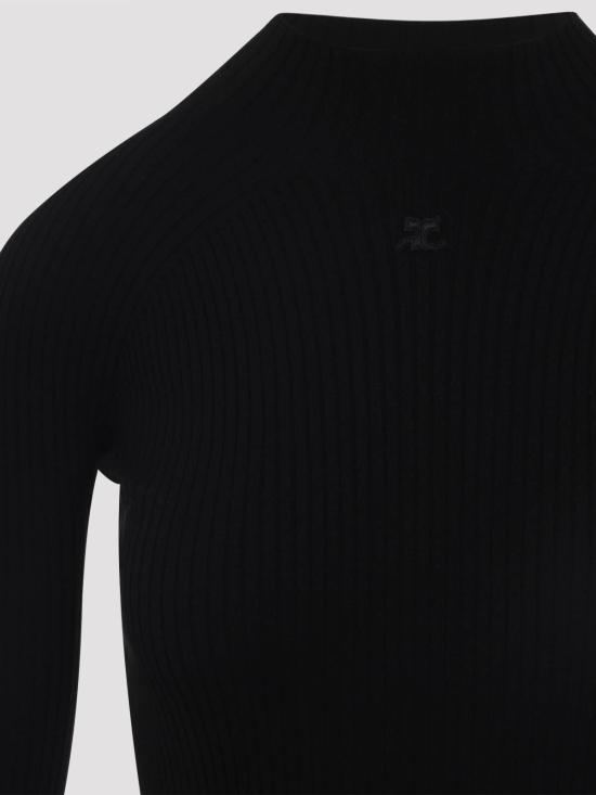 26FW 쿠레쥬 숏 원피스 325MRO690FI00019999 Black - COURREGES