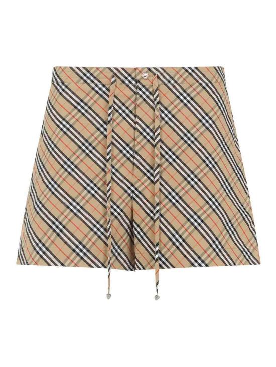  버버리 체크 코튼 파자마 쇼츠  8106943 Black