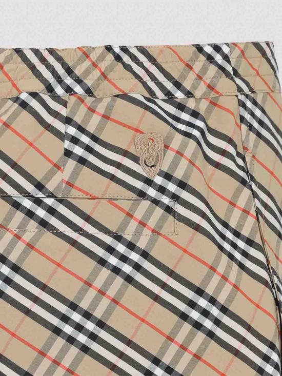  버버리 체크 코튼 파자마 쇼츠  8106943 Black - BURBERRY