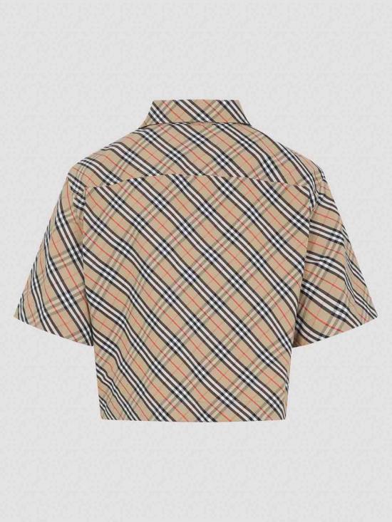  버버리 크롭 셔츠 8106190 Black - BURBERRY