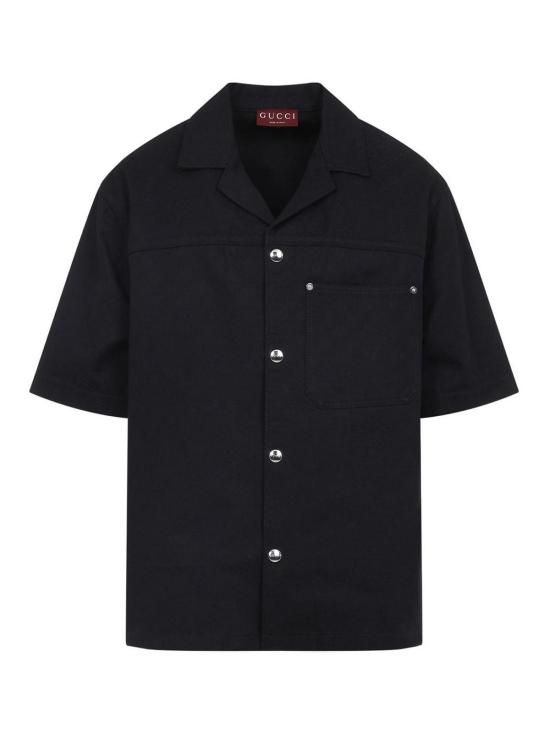  구찌 코튼 데님 자카드 셔츠  832581XDDCG1000 Black