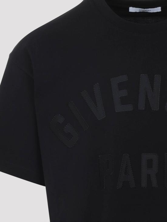 25FW 지방시 반팔 티셔츠 BM71NK3YRS001 Black - GIVENCHY