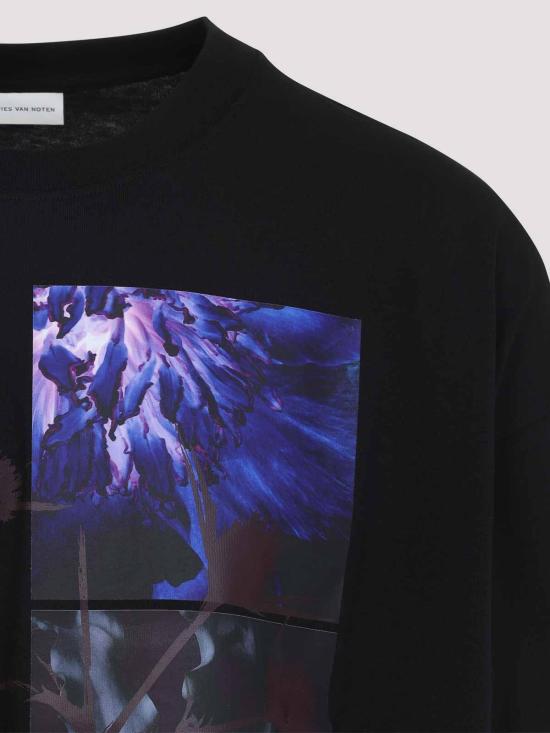  드리스 반 노튼 긴팔 티셔츠 2520211202603900 Black - DRIES VAN NOTEN