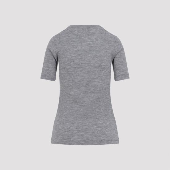 25FW 질샌더 반팔 티셔츠 J40FV0114 J20226 924 GREY BONE - JIL SANDER