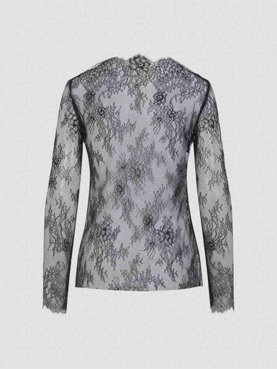  알베르타 페레티 긴팔 티셔츠 021866200555 Black - ALBERTA FERRETTI