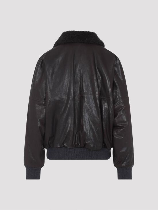  브루넬로 쿠치넬리 가죽 자켓 MPPAH7747C4192 Camel - BRUNELLO CUCINELLI