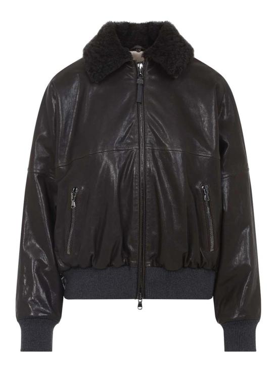  브루넬로 쿠치넬리 가죽 자켓 MPPAH7747C4192 Camel