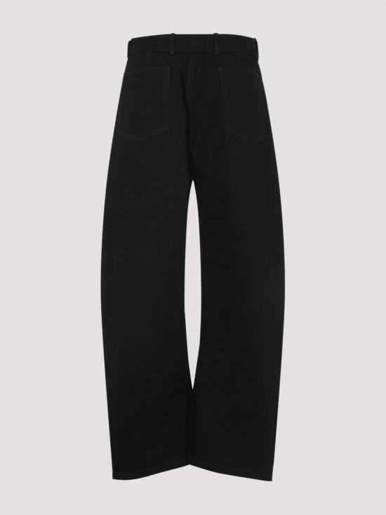  르메르 벨티드 트위스트 팬츠  PA326LD1055BK999 Black - LEMAIRE