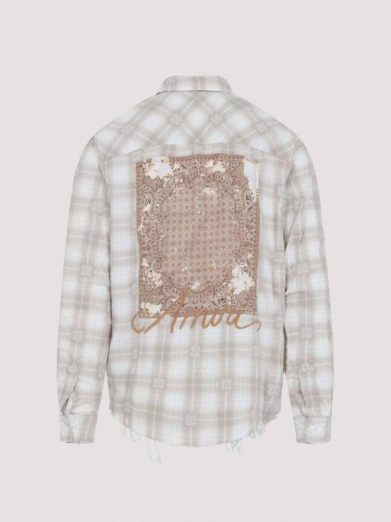  아미리 긴팔 셔츠 AMSTFL1015LIGHT Camel - AMIRI