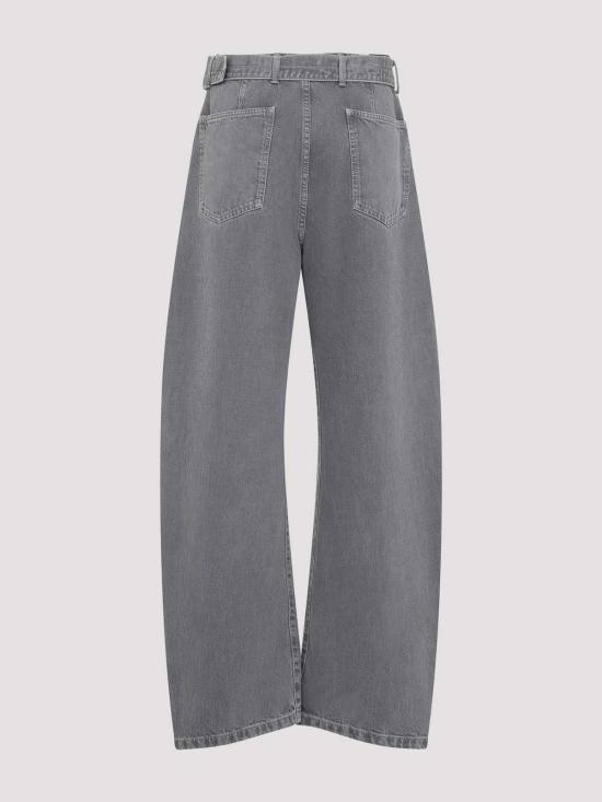  르메르 벨티드 트위스트 팬츠 PA326LD1062PU828 Grey - LEMAIRE