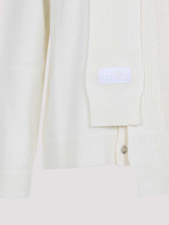  MM6 메종마르지엘라 가디건 S52HP0034M13140101 Cream - MM6 MAISON MARGIELA