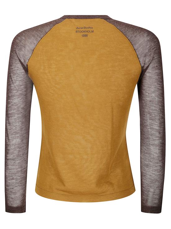 25FW 아크네 스튜디오 긴팔 티셔츠 A60588 AO1 CAMEL BROWN - ACNE STUDIOS