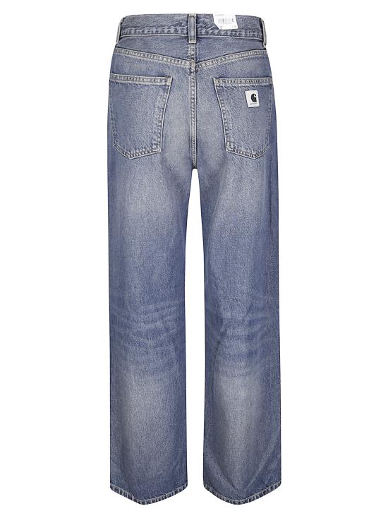 25FW 칼하트 WIP 스트레이트 팬츠 I030497 014L BLUE DARK USED WASH - CARHARTT WIP