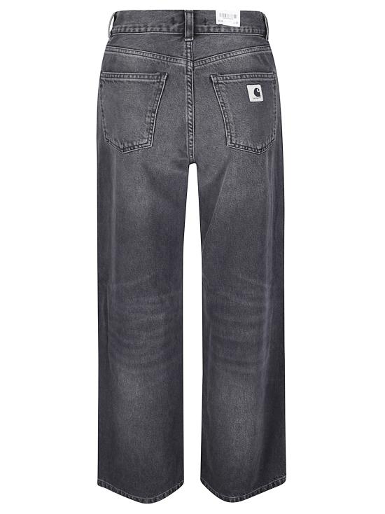 25FW 칼하트 WIP 스트레이트 팬츠 I030497 894L Black Dark Used Wash - CARHARTT WIP