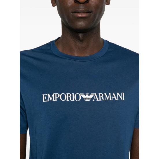 25FW 엠포리오 아르마니 탑 1JPZZ 8N1TN5 FB174 BLUE - EMPORIO ARMANI