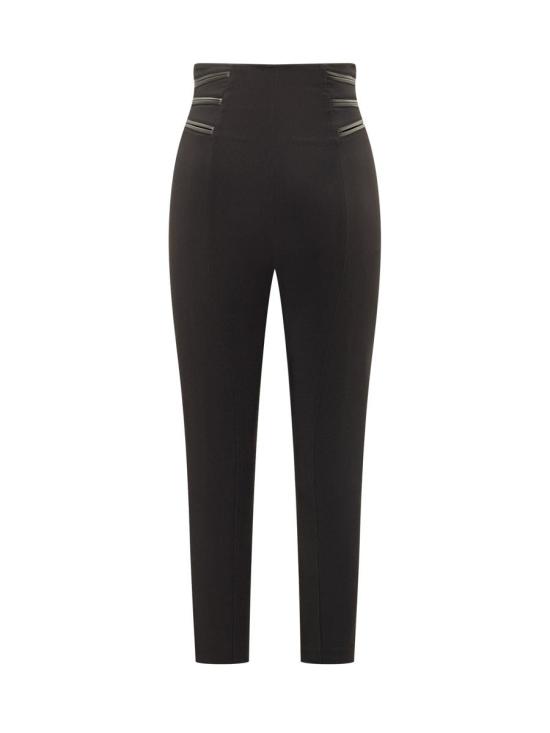 25FW 엘리자베타프랜치 스트레이트 팬츠 PA11956E2 110 Black - ELISABETTA FRANCHI