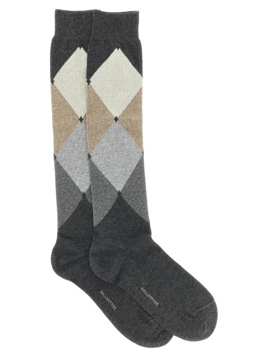 26FW 발렌타인 양말 BMX03114CT195548 Gray