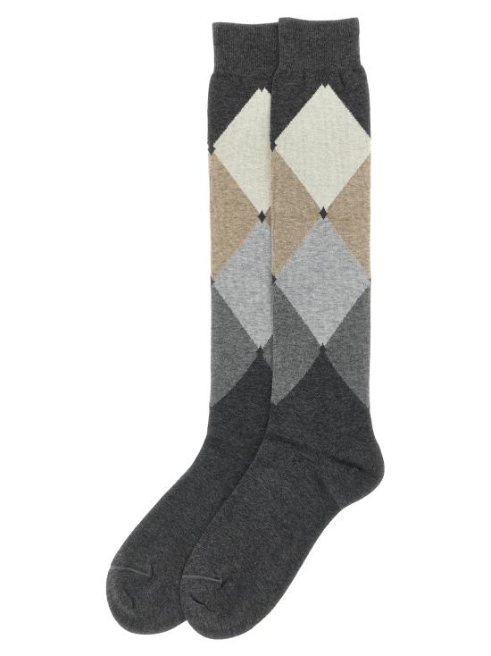 26FW 발렌타인 양말 BMX03114CT195548 Gray - BALLANTYNE