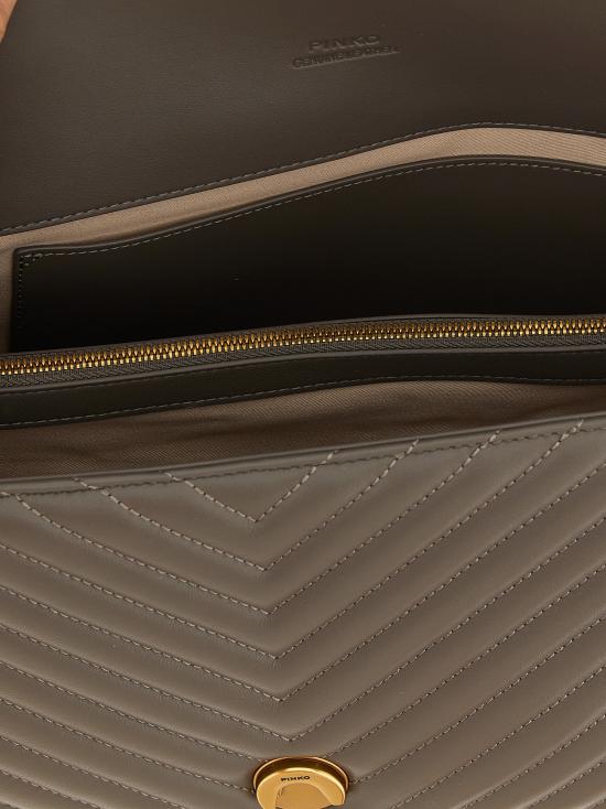 26SS 핑코 토트백 100042A0GKK33Q Gray - PINKO