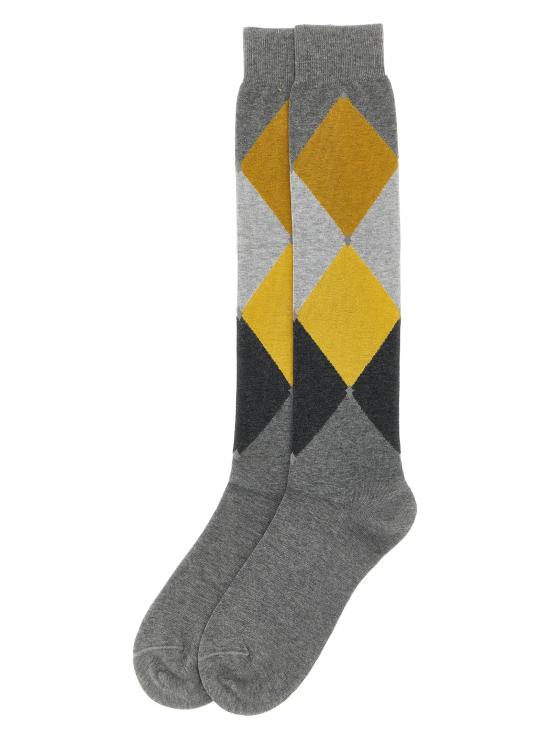 25FW 발렌타인 양말 BMX03114CT195475 Gray - BALLANTYNE