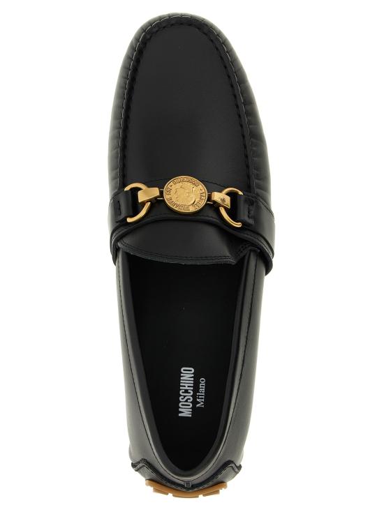 25FW 모스키노 로퍼 MB10330G0NGA0000 Black - MOSCHINO