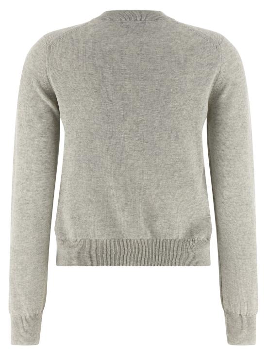 26SS 메종키츠네 베이비 폭스 메리노 레귤러 가디건 PW00502KT1181H120 Gray - MAISON KITSUNE