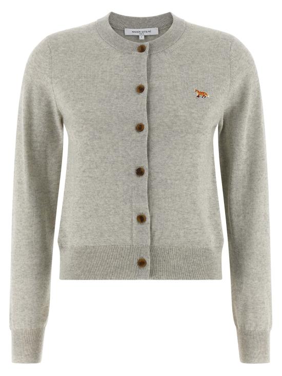 26SS 메종키츠네 베이비 폭스 메리노 레귤러 가디건 PW00502KT1181H120 Gray