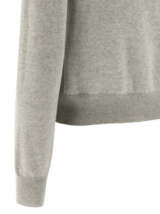 26SS 메종키츠네 베이비 폭스 메리노 레귤러 가디건 PW00502KT1181H120 Gray - MAISON KITSUNE