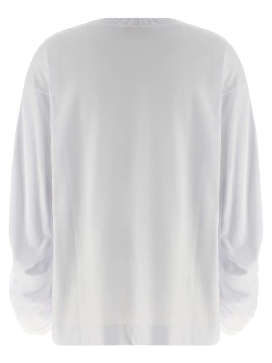 26SS 드리스 반 노튼 긴팔 티셔츠 2520111102603001 White - DRIES VAN NOTEN