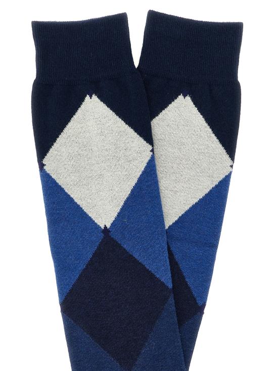 25FW 발렌타인 양말 BMX03114CT193530 Blue - BALLANTYNE