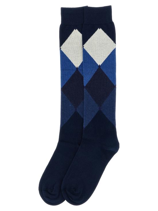 25FW 발렌타인 양말 BMX03114CT193530 Blue - BALLANTYNE