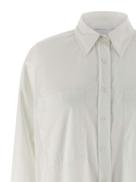 25FW 누드 블라우스 1103W2567701 White - NUDE