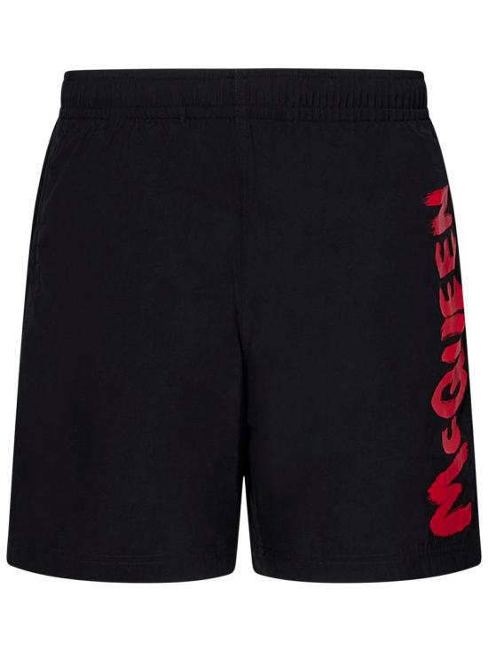 25FW 알렉산더 맥퀸 스윔팬츠 660060 4419Q 1074 NERO E ROSSO