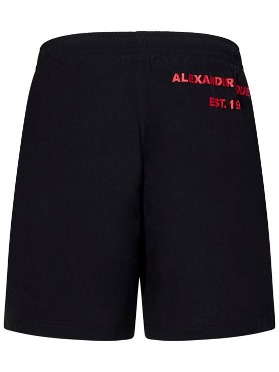 25FW 알렉산더 맥퀸 스윔팬츠 660060 4419Q 1074 NERO E ROSSO - ALEXANDER MCQUEEN