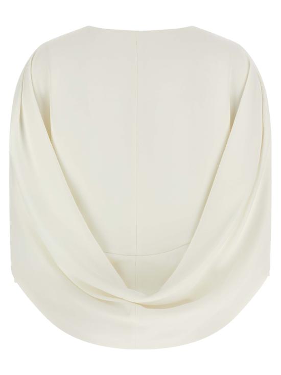 25FW 알베르타 페레티 긴팔 티셔츠 A080551340002 White - ALBERTA FERRETTI