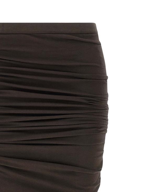 25FW 다크쉐도우 롱 스커트 DS02E7337RN78 Brown - DRKSHDW