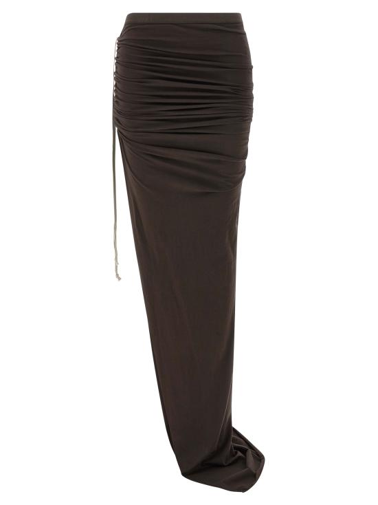 25FW 다크쉐도우 롱 스커트 DS02E7337RN78 Brown